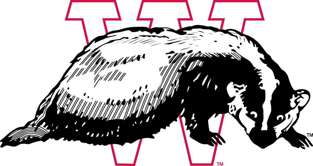 Wisconsin Badgers 1936-1947 Alternate Logo v2 diy DTF decal sticker